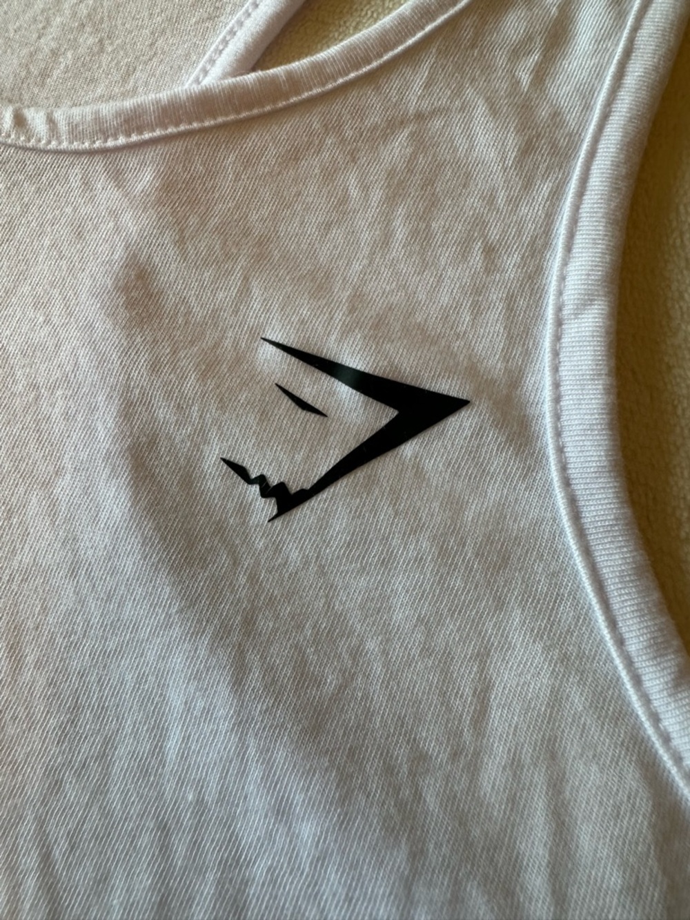 Gymshark White Racerback Training Tank Top Size Small - Picture 4 of 7